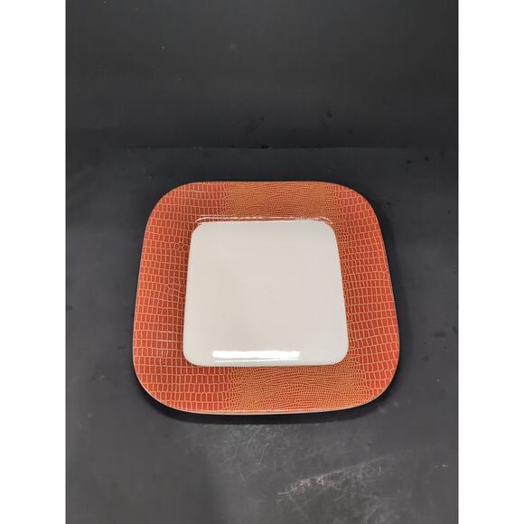 222 Fifth Via Venetto Square Dinner Plate, Replacement Plate,‎ Square Tableware - Picture 1 of 6